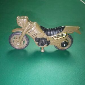 US Army #492 Vintage Motorcycle Toy - Rolls Smoothly